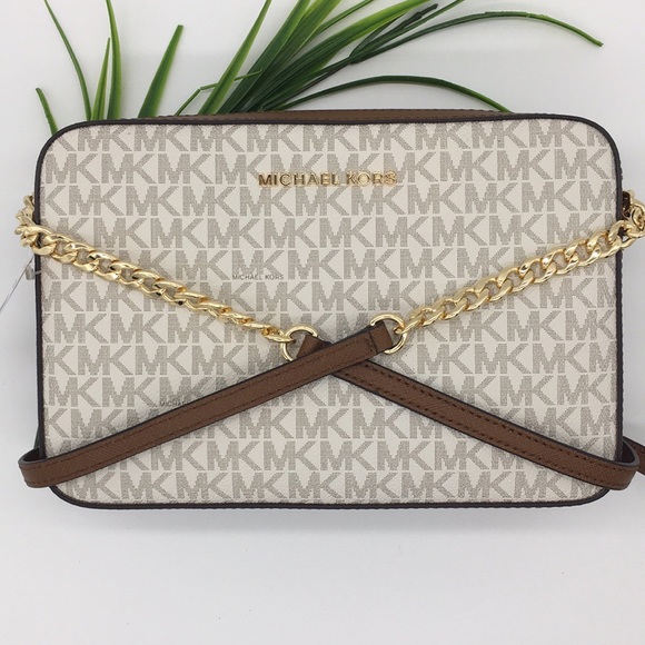 MICHAEL KORS LG EW CROSSBODY Bag Vanilla - Picture 6 of 8